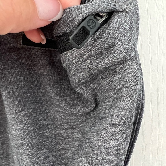 Lululemon T.H.E. Short *Linerless 9" Heathered Texture Printed Greyt Deep Coal - Picture 11 of 14